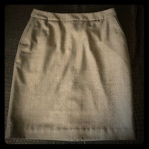 Gray Pencil Skirt NWOT